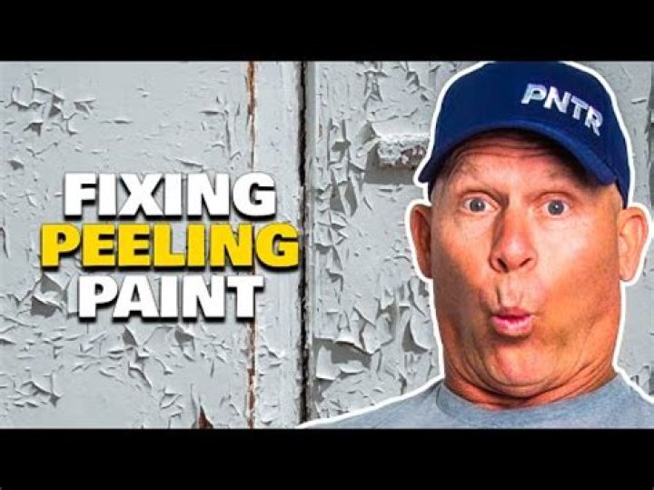 Why does paint peel off wood?