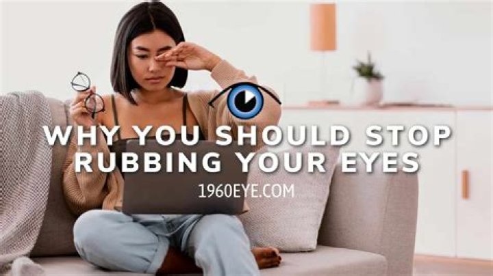 Why does rubbing eyes feel so good?