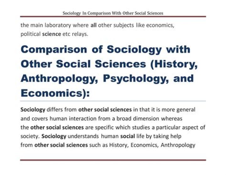 Why economics is different from other social sciences?