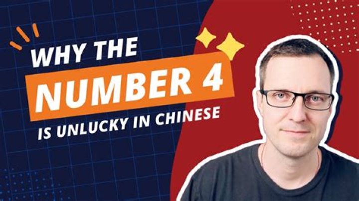 Why is 4 a bad number in Korea?