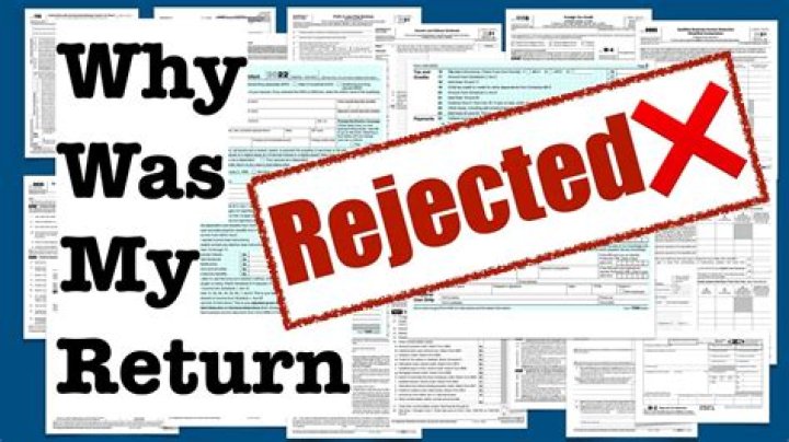 Why is my California state return rejected?