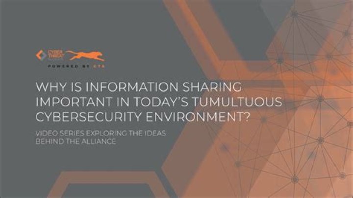 Why is sharing information important?