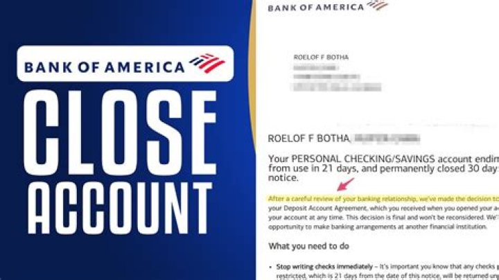 Why would a bank close a new account?