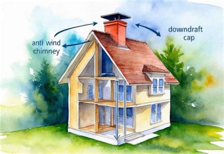Will a chimney cap stop downdraft?